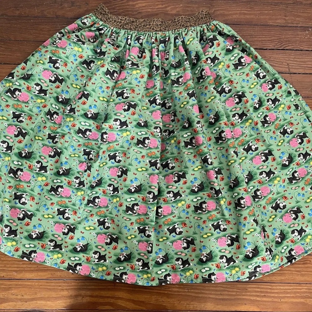 Unique Vintage x Little Golden Books Shy Kitten Skirt